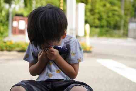 はしゃいでいた幼い子が転んで出血、大号泣　母親ではない別の女性が近づき、その子に対して（静岡県・30代男性）