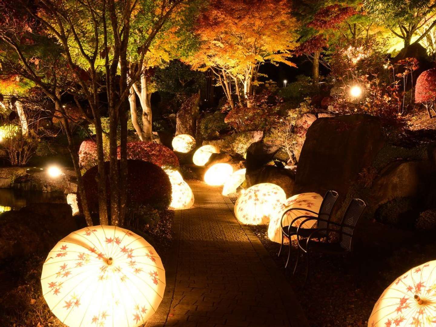 ふじ紅葉庭園 AUTUMN LIGHT UP 2026