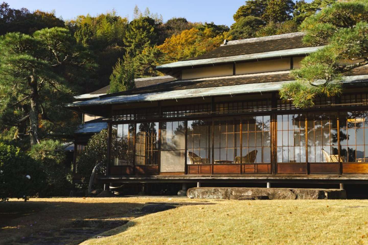 日本庭園カフェ会場